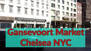 GANSEVOORT MARKET Food Hall In Chelsea Manhattan New York [upl. by Llevad]