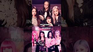 Blackpink HYLT Instrumental vs Acapella shorts lisa jisoo jennie blackpink [upl. by Poyssick]