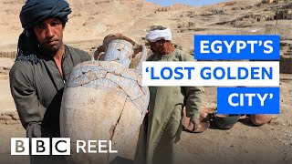 Egypts most exciting archaeological discovery in decades  BBC REEL [upl. by Ahsatam]