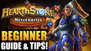 Hearthstone Mercenaries Everything You Should Know  A Beginners GUIDE amp TIPS [upl. by Eemyaj]