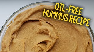 Recipe Super Smoky Oil Free Hummus Plant Based Vegan [upl. by Tlok235]