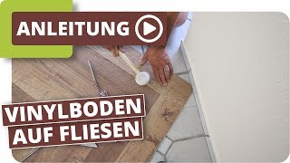 Vinylboden auf Fliesen verlegen  planeo Sly ENG SUB [upl. by Ojeitak]