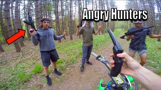 Angry Hunters Vs Dirt Bike [upl. by Eugenides]