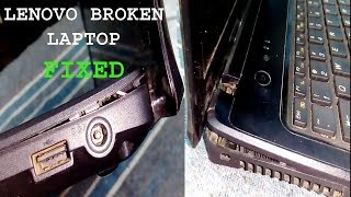 How to repair Lenovo broken laptop case  G570G470 [upl. by Qidas]