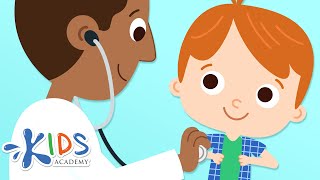 Consulta en el médico para niños  Tipos de médicos  Estudios sociales  Kids Academy [upl. by Erminie]