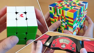 XMAN TORNADO V2 M  13x13 CUBE  GAN SMART TIMER  SKIN Unboxing  SpeedCubeShopcom [upl. by Kynthia]