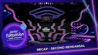 OFFICIAL RECAP  Second Rehearsals  Junior Eurovision Song Contest 2019 [upl. by Augie50]