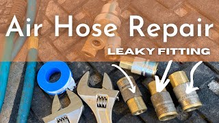 Air Hose Repair  Leaky Fittings [upl. by Gretta533]