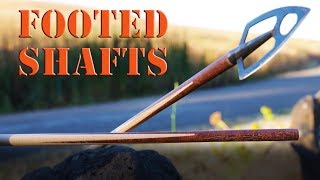 DIY Hardwood Footed Arrow Shafts for Traditional Archery [upl. by Lynnell]