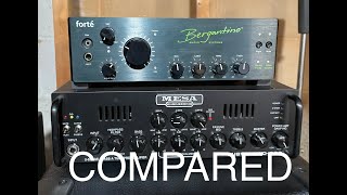 Bergantino fortéMesa Subway WD800 Comparison [upl. by Pauiie]