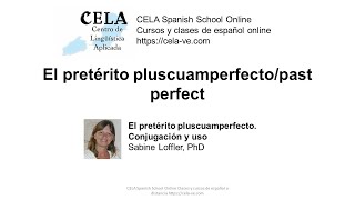 SPANISH pretérito pluscuamperfecto explained in English [upl. by Bill880]