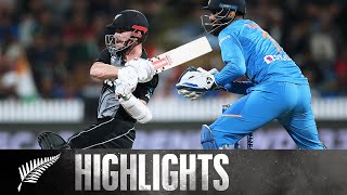 Williamson 95 off 48 Sharma Heroics  FULL HIGHLIGHTS  BLACKCAPS v India  3rd T20 2020 [upl. by Wilscam]