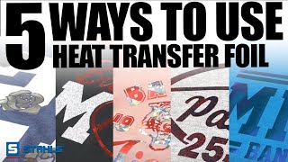 How to Use Heat Transfer Foil 5 Best Application Methods [upl. by Arrek385]