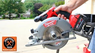 Milwaukee M18 Cordless Circular Saw 612quot Version [upl. by Aluor]