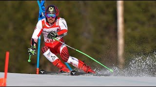 WORLD CUP SKI RACERS SLALOM TRAINING 10 [upl. by Skantze]