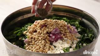 How to Make Spinach and Orzo Salad  Summer Recipes  Allrecipescom [upl. by Nnaeirual]