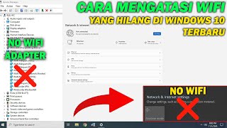 CARA MENGATASI WIFI YANG HILANG DI WINDOWS 10 TERBARU  BAGIAN 2 [upl. by Harts]