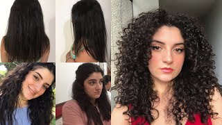 TODO sobre Mi TRANSICIÓN de cabello LISO a RIZADO  TIPS y RECOMENDACIONES con fotos [upl. by Sateia]