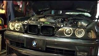 BMW E39 OIL LEAK PROBLEM [upl. by Hesky]