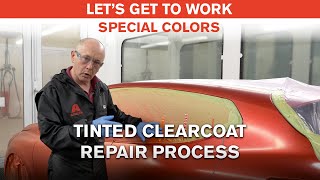 Special Colours Tinted Clear Coat Repair Process [upl. by Eldnek]