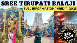 Tirupati Balaji Mandir  Full Information 2023  Tirupati Tirumala Complete Tour Guide  TTD [upl. by Rasmussen]