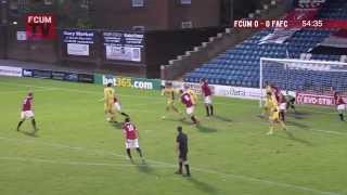 Frickley Athletic defenders spectacular own goal from 40 yards out [upl. by Mode577]