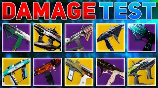 What is the BEST SMG for DPS Damage Testing  Destiny 2 Revenant Act 2 [upl. by Adyol]