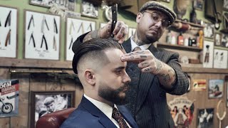 Young Man’s Incredible Grey Beard Gets Trimmed to Perfection [upl. by Leiso433]