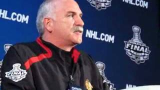 Blackhawks coach Joel Quenneville [upl. by Samuela850]