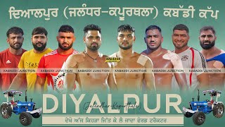 🔴LIVE Diyalpur Jalandhar Kabaddi Tournament  11 Mar 2024  Today Kabaddi Match Live [upl. by Inaoj643]