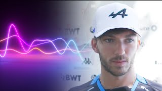 Pierre Gasly Interview JUST VOICE  Formula 1 2024 Australia GP [upl. by Tobie973]