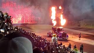 Jet Truck Bob Motz Catches Wall on Fire at Summit Motorsports Park 2019 INSANE [upl. by Ile809]