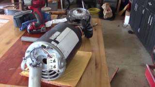 Pool Motor Replacing The Bearings [upl. by Gwen483]