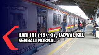 Jadwal KRL Kembali Normal Beroperasi dari Jam 0400 Hingga 2400 [upl. by Releehw]