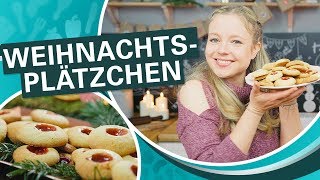 Weihnachtskekse Plätzchen backen 🎄  2 leckere Rezepte für Weihnachtsgebäck [upl. by Clover]