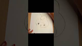 How to draw My Melody 🐰⎥ Tutorial Beginner Friendly⎥ Step by Step [upl. by Melisande]