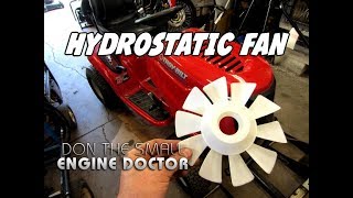 Lawn Tractor Hydrostatic Fan Replacement  DIY Video [upl. by Hambley]