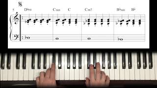 Procol Harum  A Salty Dog Piano Chord Tutorial [upl. by Adlev]