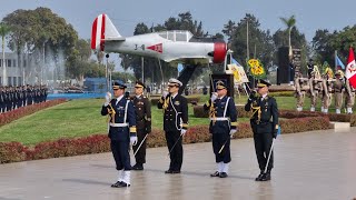 Desfile aéreo y terrestre por el día de la Fuerza Aérea del Perú [upl. by Ahseik]