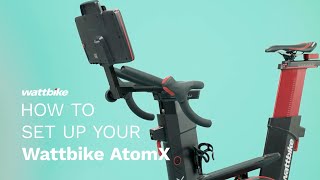 How to set up your Wattbike AtomX [upl. by Ellimaj]