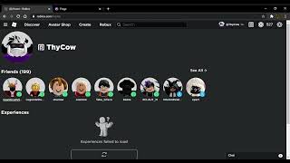 My experiences are failing to load ROBLOX [upl. by Lliw]