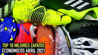 TOP 10  MEJORES ZAPATOS DE FÚTBOL “BARATOS”  ABRIL 2021 [upl. by Brianne]