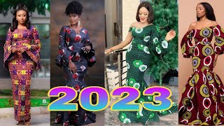 💥Fashion 2022💥Très Jolie Modèle Robe Ankara en wax stylé couture africainemode model africandress [upl. by Atekan]