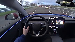 The New Tesla Model 3 2024 Test Drive [upl. by Hilel328]