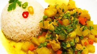 CAU CAU DE POLLO  RECETA PERUANA  Sazón y Corazón [upl. by Enajiram330]