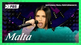 Miriana Conte  Kant ‘Singing’  Malta 🇲🇹  National Final Performance Eurovision2025 [upl. by Alonso504]