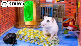 🐹 Hamster Escapes the Prison Maze and Robs the Bank 🐹 Homura Ham [upl. by Limber]