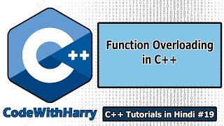 Function Overloading with Examples in C  C Tutorials for Beginners 19 [upl. by Zapot148]