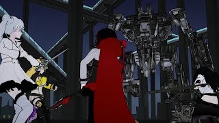 RWBY Volume 2 Team RWBY vs Atlesian Paladin290 [upl. by Dupuis]