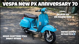 VESPA NEW PX ANNIVERSARY 70 VESPA convert detail original part ‼️ [upl. by Rotow]